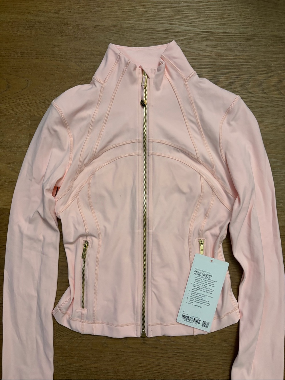 Lululemon Define Cropped Jacket NWT Pink 4